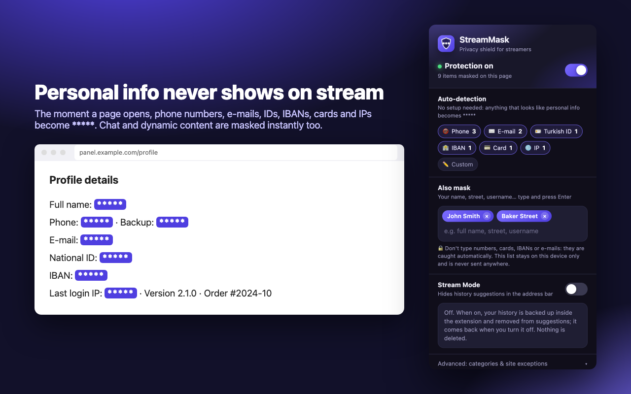 StreamMask screenshot
